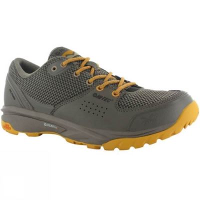Zapatos Hi-Tec V-Lite Wild-Life Low I Waterproof Hombre Gris / Amarillo - Chile ELP106243